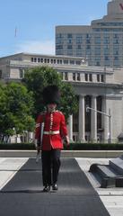 Ceremonial guard at the National War Memorial in Ottawa