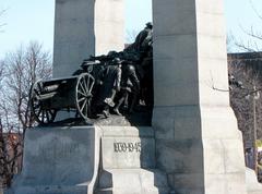 Canadian National War Memorial back side Ottawa Ontario Canada