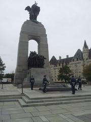 Cenotaph or War Memorial on Elgin Street in Ottawa, Canada