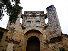 Northwest side of the Babotte Tower in Montpellier