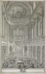 Ceremony of the Marriage of Louis Dauphin of France with Marie-Thérèse in the Chapel of Versailles