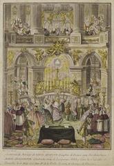 Wedding ceremony of Dauphin Louis-Auguste and Archduchess Marie-Antoinette