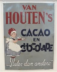 Van Houten advertising board at Museum Weesp