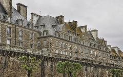 Historic building in Saint-Malo, France