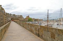 Saint-Malo historic city center and walkable city wall