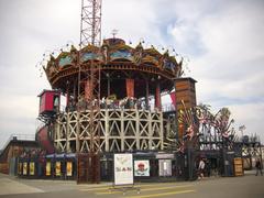 Sea world carousel in Nantes, France