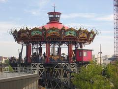 Sea world carrousel in Nantes, France