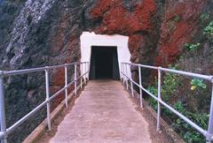 entrance to Point Bonita Lighthouse tunnel