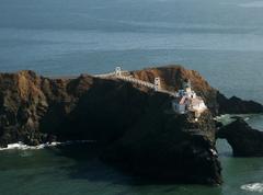 Point Bonita Lighthouse with Golden Gate Bridge in the background