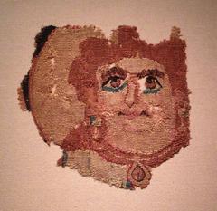 Head of a Woman tapestry fragment