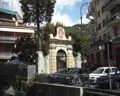 Ancient portal at Rapallo-Montallegro cable car