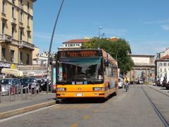 ATM bus 2222 on route 77 in Corso Lodi, Milan