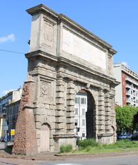 Porta Romana in Milan viewed from Viale Sabotino