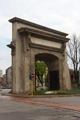 Porta Romana in Milan on a sunny day