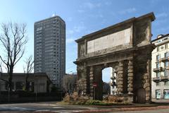 Arch of Porta Romana in Piazza Medaglie d'Oro, Milan