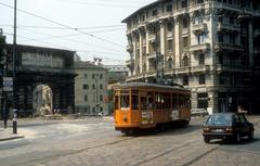 Milano SL 30 tram at Porta Romana in August 1984