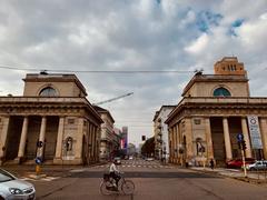 Porta Venezia monument in Milan, Italy