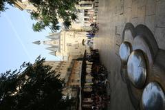 scenic view of Bordeaux city with notable architecture