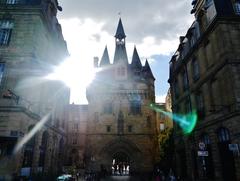 East Side of the Cailhau Gate in Bordeaux, France