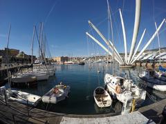 Genova Porto Antico harbor view