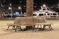 bench in Genoa park