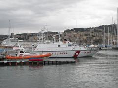 Motovedetta SAR CP-864 and CP-288 docked in Genoa