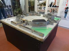 Model of Amalienborg Palace in Livgardens Historiske Samling museum