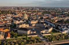 Amalienborg Palace in Copenhagen, Denmark