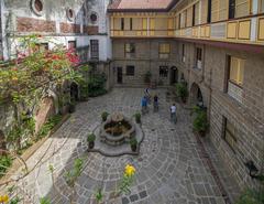 Casa Manila courtyard with colonial architecture