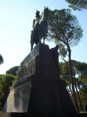 equestrian monument to Umberto I at Villa Borghese in Rome