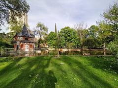 Parque del Retiro de Madrid in April 2022