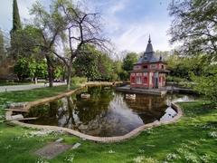 Parque del Retiro in Madrid in April 2022