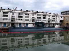 Italian submarine Nazario Sauro at Galata Museum in Genoa