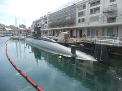 Italian submarine Nazario Sauro in port