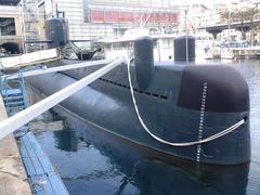 submarine Nazario Sauro in Genoa's Darsena at Porto Antico