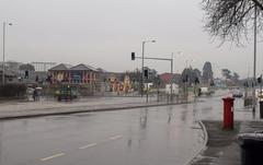 A4 road at Langley on a cloudy day