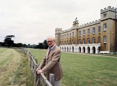 10th Duke of Northumberland outside Syon House