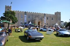 Luxury cars on display at Salon Privé London 2012