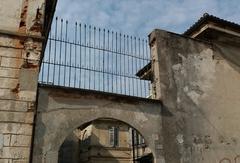 courtyard of the former stables in Italy