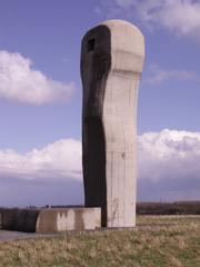 Eduardo Chillida - Begiari sculpture at Raketenstation Insel Hombroich, Neuss, 2001