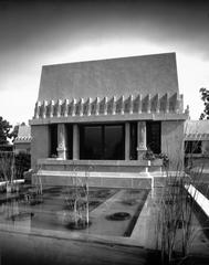 Exterior view of Hollyhock House, Los Angeles, 1921