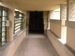 Frank Lloyd Wright's Hollyhock House entrance