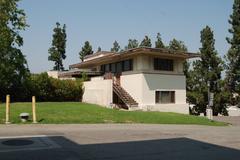 Arts & Crafts Building, Residence A, Hollyhock House, designed by Frank Lloyd Wright