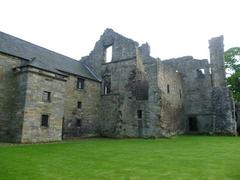 Aberdour Castle in Scotland