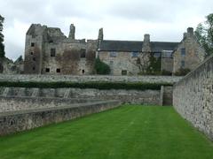 Aberdour Castle panoramic view