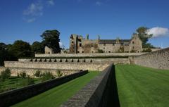 Aberdour Castle from southeast