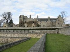 Aberdour Castle from the south