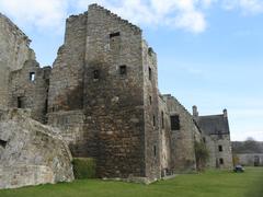 Aberdour Castle from the west