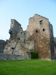 Collapsed tower-house at Aberdour Castle