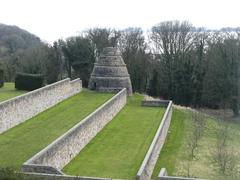 Doocot and terraces at Aberdour Castle